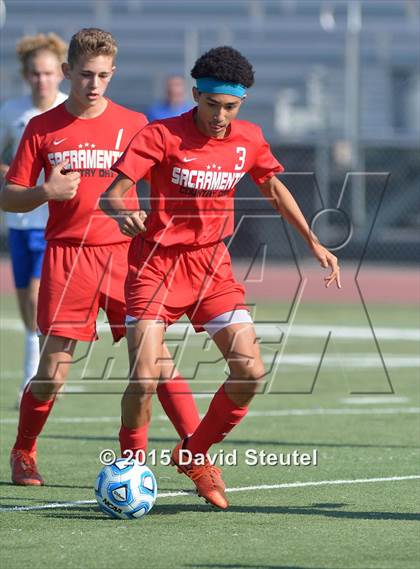Thumbnail 3 in Sacramento Country Day vs. Sacramento Waldorf (CIF SJS D7 Final) photogallery.