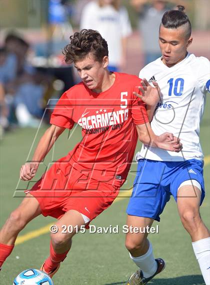 Thumbnail 1 in Sacramento Country Day vs. Sacramento Waldorf (CIF SJS D7 Final) photogallery.