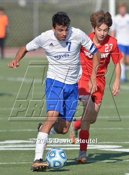 Thumbnail 3 in Sacramento Country Day vs. Sacramento Waldorf (CIF SJS D7 Final) photogallery.
