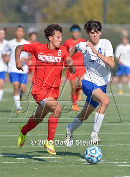 Thumbnail 1 in Sacramento Country Day vs. Sacramento Waldorf (CIF SJS D7 Final) photogallery.