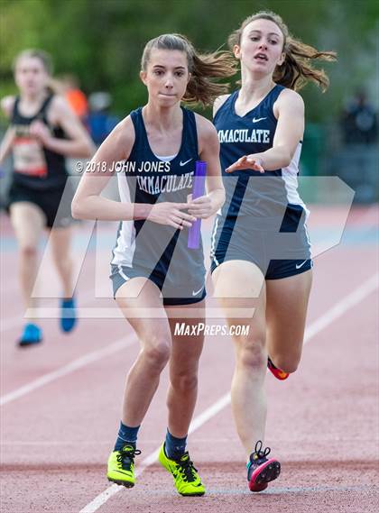 Thumbnail 2 in 2018 Loucks Games (Womens 4x400 Nick Panero Relay) photogallery.