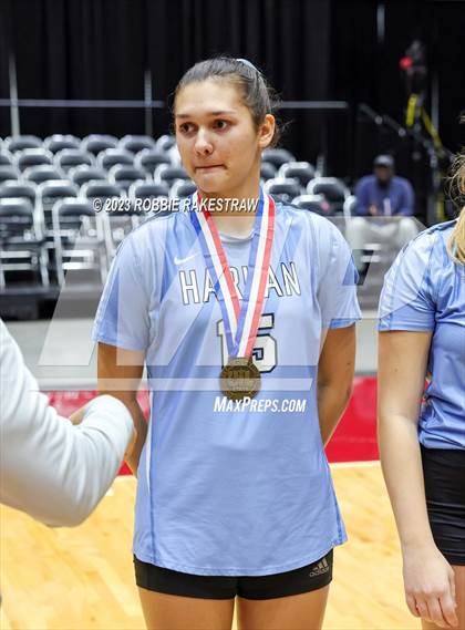 Thumbnail 1 in Harlan vs. Cinco Ranch (UIL 6A Volleyball Semifinal Medal Ceremony) photogallery.