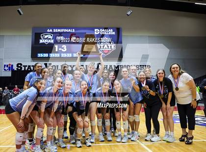 Thumbnail 1 in Harlan vs. Cinco Ranch (UIL 6A Volleyball Semifinal Medal Ceremony) photogallery.