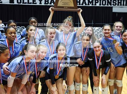 Thumbnail 3 in Harlan vs. Cinco Ranch (UIL 6A Volleyball Semifinal Medal Ceremony) photogallery.