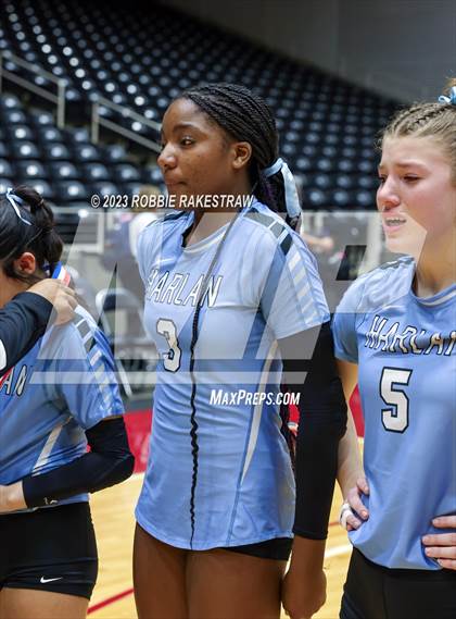 Thumbnail 1 in Harlan vs. Cinco Ranch (UIL 6A Volleyball Semifinal Medal Ceremony) photogallery.