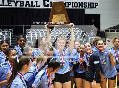 Thumbnail 1 in Harlan vs. Cinco Ranch (UIL 6A Volleyball Semifinal Medal Ceremony) photogallery.