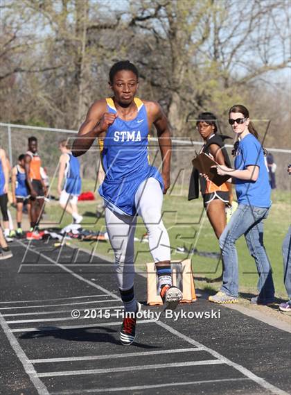 Thumbnail 1 in Ed Bourelle Invitational Track Meet  photogallery.