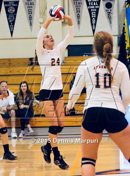 Thumbnail 1 in St. Joseph Notre Dame vs. Athenian (CIF NCS D5 1st Round) photogallery.