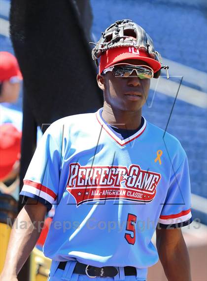 Thumbnail 3 in Perfect Game All-American Classic (East vs. West) photogallery.