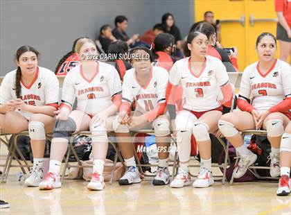 Thumbnail 3 in Joseph City vs West Point (Epic Tourneys Volleyball Invite) photogallery.