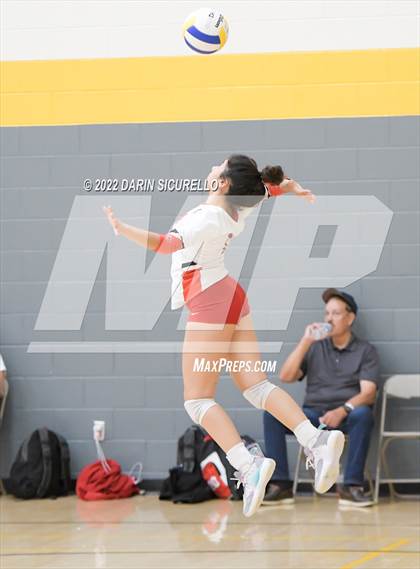 Thumbnail 3 in Joseph City vs West Point (Epic Tourneys Volleyball Invite) photogallery.