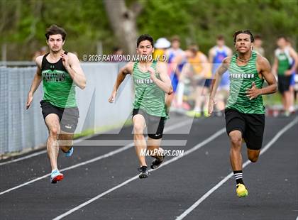 Thumbnail 1 in Yorktown Tri-Meet (100 Meter) photogallery.