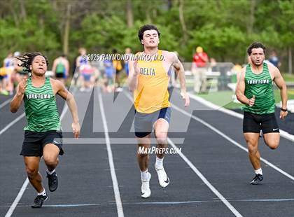 Thumbnail 1 in Yorktown Tri-Meet (100 Meter) photogallery.