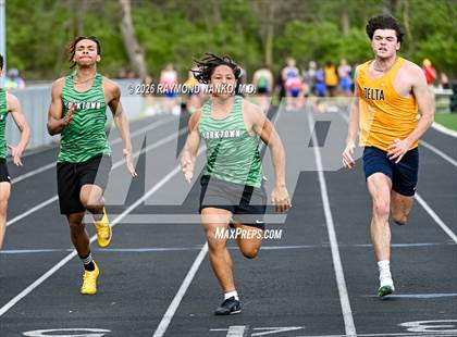 Thumbnail 3 in Yorktown Tri-Meet (100 Meter) photogallery.