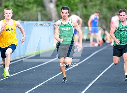 Thumbnail 2 in Yorktown Tri-Meet (100 Meter) photogallery.