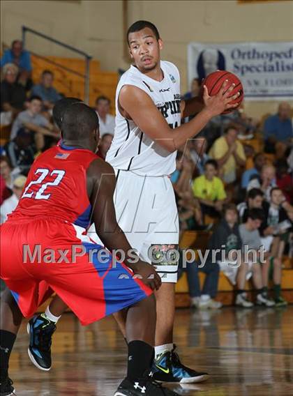 Thumbnail 3 in Wilbraham & Monson Academy vs. Ulm Urspringschule-Germany (City of Palms Classic) photogallery.