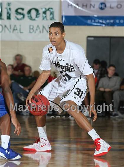 Thumbnail 2 in Wilbraham & Monson Academy vs. Ulm Urspringschule-Germany (City of Palms Classic) photogallery.