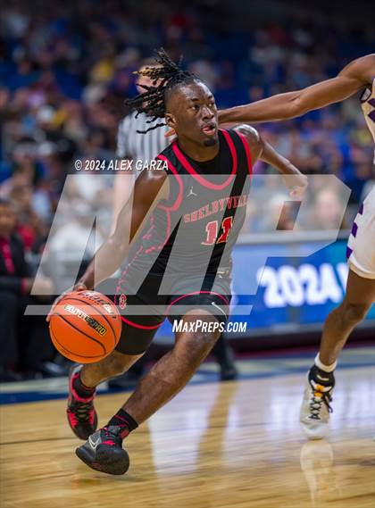 Thumbnail 1 in Thrall vs Shelbyville (UIL 2A Basketball Semifinal) photogallery.