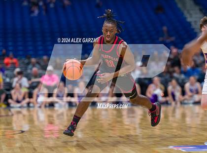 Thumbnail 2 in Thrall vs Shelbyville (UIL 2A Basketball Semifinal) photogallery.
