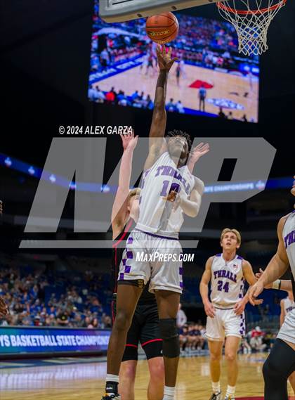 Thumbnail 3 in Thrall vs Shelbyville (UIL 2A Basketball Semifinal) photogallery.