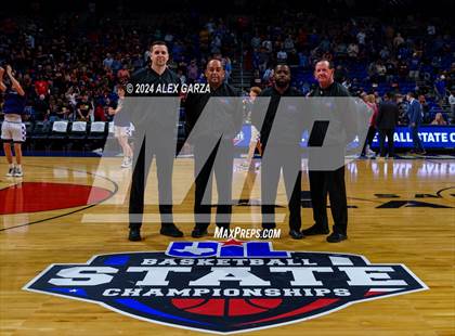 Thumbnail 1 in Thrall vs Shelbyville (UIL 2A Basketball Semifinal) photogallery.