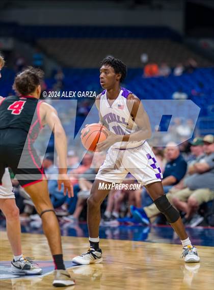 Thumbnail 2 in Thrall vs Shelbyville (UIL 2A Basketball Semifinal) photogallery.