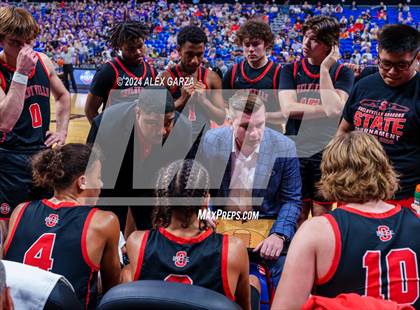 Thumbnail 3 in Thrall vs Shelbyville (UIL 2A Basketball Semifinal) photogallery.
