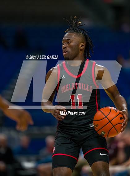 Thumbnail 1 in Thrall vs Shelbyville (UIL 2A Basketball Semifinal) photogallery.