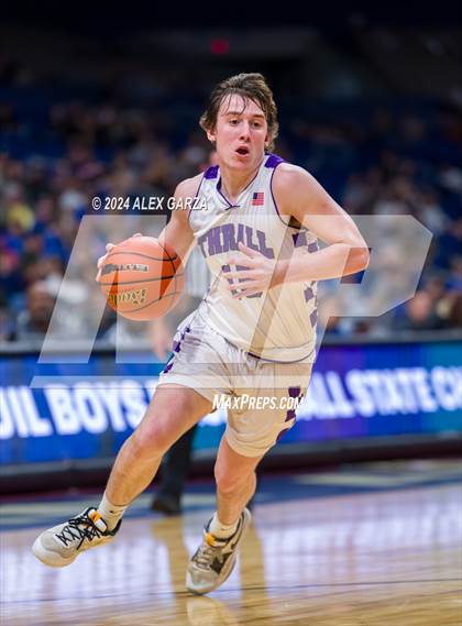 Thumbnail 1 in Thrall vs Shelbyville (UIL 2A Basketball Semifinal) photogallery.