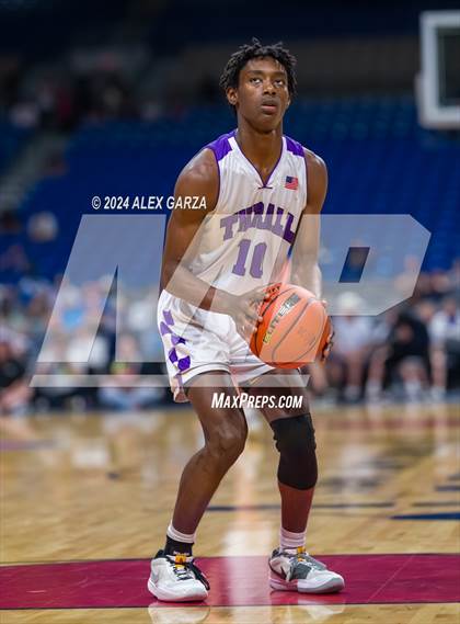 Thumbnail 3 in Thrall vs Shelbyville (UIL 2A Basketball Semifinal) photogallery.