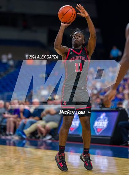 Thumbnail 3 in Thrall vs Shelbyville (UIL 2A Basketball Semifinal) photogallery.