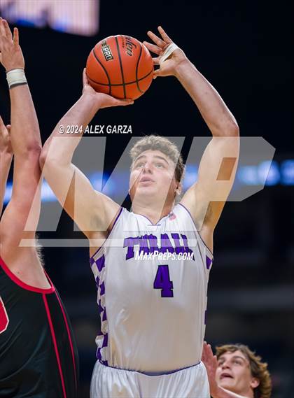 Thumbnail 1 in Thrall vs Shelbyville (UIL 2A Basketball Semifinal) photogallery.