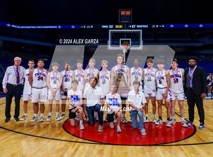 Thumbnail 1 in Thrall vs Shelbyville (UIL 2A Basketball Semifinal) photogallery.