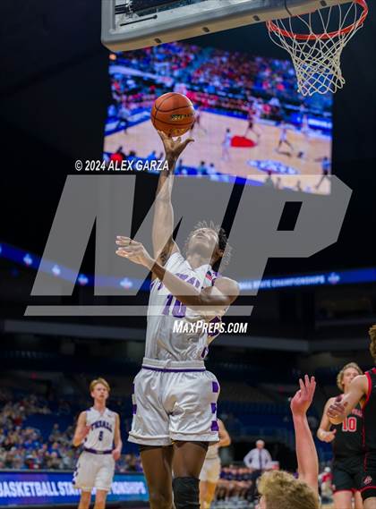 Thumbnail 2 in Thrall vs Shelbyville (UIL 2A Basketball Semifinal) photogallery.
