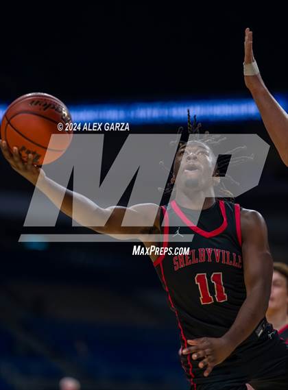 Thumbnail 1 in Thrall vs Shelbyville (UIL 2A Basketball Semifinal) photogallery.