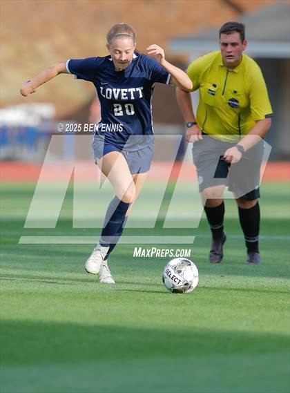 Thumbnail 2 in Fellowship Christian vs. Lovett (GHSA Private Round 2) photogallery.