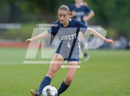 Thumbnail 1 in Fellowship Christian vs. Lovett (GHSA Private Round 2) photogallery.