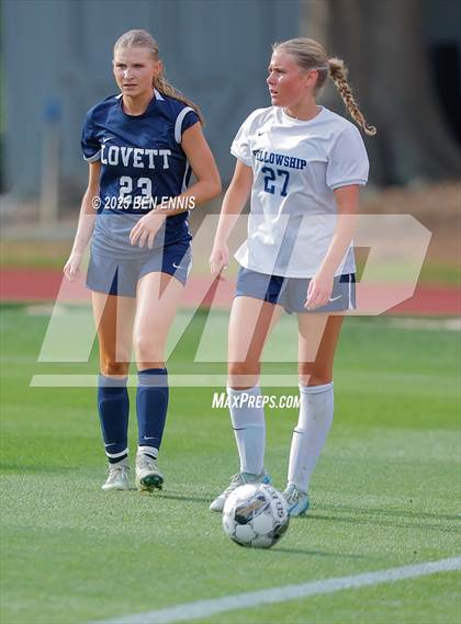 Thumbnail 3 in Fellowship Christian vs. Lovett (GHSA Private Round 2) photogallery.