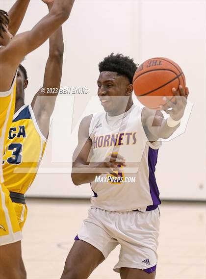 Thumbnail 1 in Eagle's Landing Christian Academy vs Hampton (MLK Luella HoopKlub Showcase) photogallery.