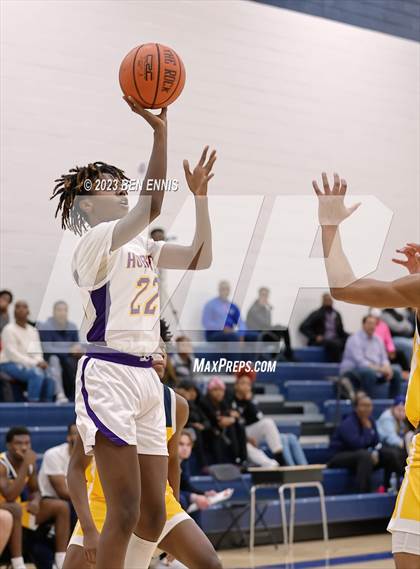 Thumbnail 1 in Eagle's Landing Christian Academy vs Hampton (MLK Luella HoopKlub Showcase) photogallery.
