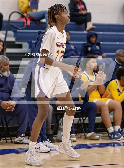 Thumbnail 2 in Eagle's Landing Christian Academy vs Hampton (MLK Luella HoopKlub Showcase) photogallery.