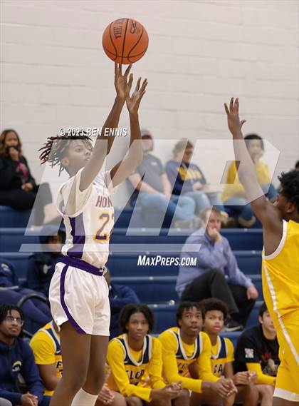 Thumbnail 1 in Eagle's Landing Christian Academy vs Hampton (MLK Luella HoopKlub Showcase) photogallery.