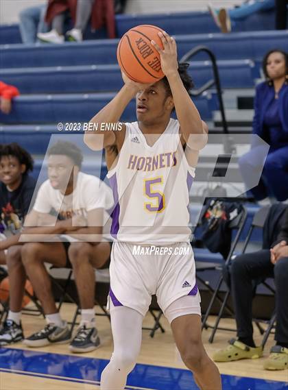 Thumbnail 1 in Eagle's Landing Christian Academy vs Hampton (MLK Luella HoopKlub Showcase) photogallery.