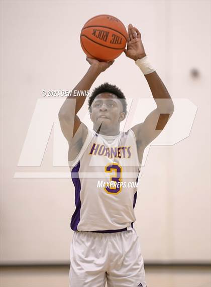 Thumbnail 1 in Eagle's Landing Christian Academy vs Hampton (MLK Luella HoopKlub Showcase) photogallery.