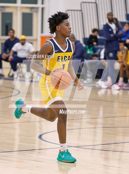 Thumbnail 1 in Eagle's Landing Christian Academy vs Hampton (MLK Luella HoopKlub Showcase) photogallery.