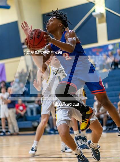 Thumbnail 1 in Louisburg vs. North Raleigh Christian Academy (Phenom's City of Oaks Classic) photogallery.