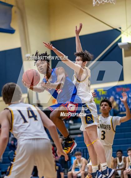 Thumbnail 1 in Louisburg vs. North Raleigh Christian Academy (Phenom's City of Oaks Classic) photogallery.