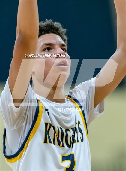 Thumbnail 3 in Louisburg vs. North Raleigh Christian Academy (Phenom's City of Oaks Classic) photogallery.