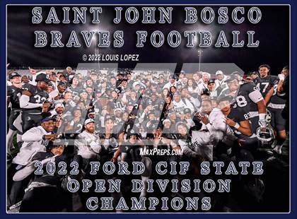 Thumbnail 1 in Serra @ St. John Bosco (CIF State Open DIV Championship Final) photogallery.