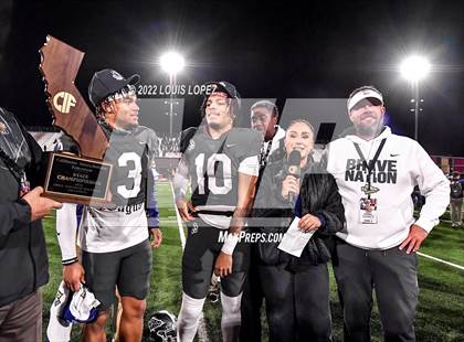 Thumbnail 3 in Serra @ St. John Bosco (CIF State Open DIV Championship Final) photogallery.